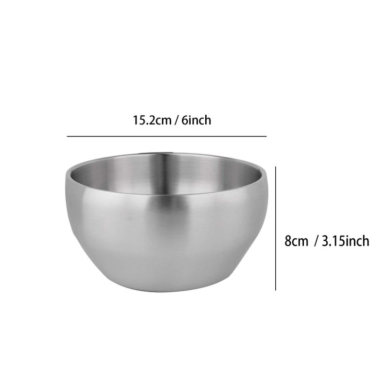 IMEEA Insulated Double Wall Ice Cream Bowl SUS304 Stainless Steel 28oz Bowl for Hot and Cold Food, Cereal, Soup - Image 2